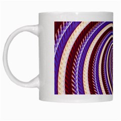 Woven Spiral White Mugs by designworld65