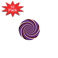 Woven Spiral 1  Mini Buttons (10 Pack) 