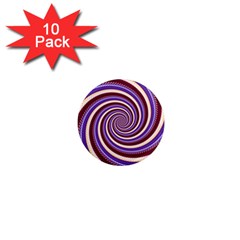 Woven Spiral 1  Mini Magnet (10 Pack) 