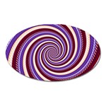 Woven Spiral Oval Magnet Front