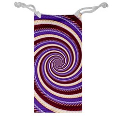 Woven Spiral Jewelry Bag