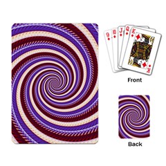 Woven Spiral Playing Card