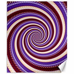 Woven Spiral Canvas 8  X 10  by designworld65