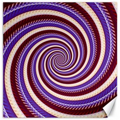 Woven Spiral Canvas 12  X 12   by designworld65