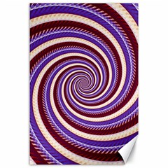 Woven Spiral Canvas 24  X 36  by designworld65