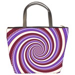 Woven Spiral Bucket Bags Back