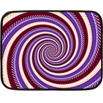 Woven Spiral Fleece Blanket (Mini) 35 x27  Blanket