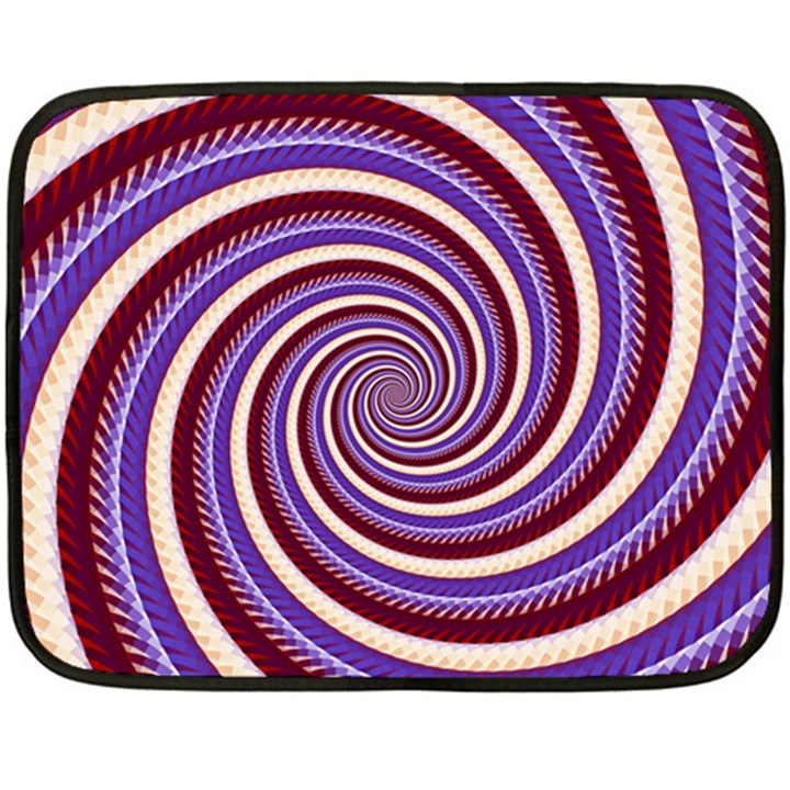 Woven Spiral Fleece Blanket (Mini)