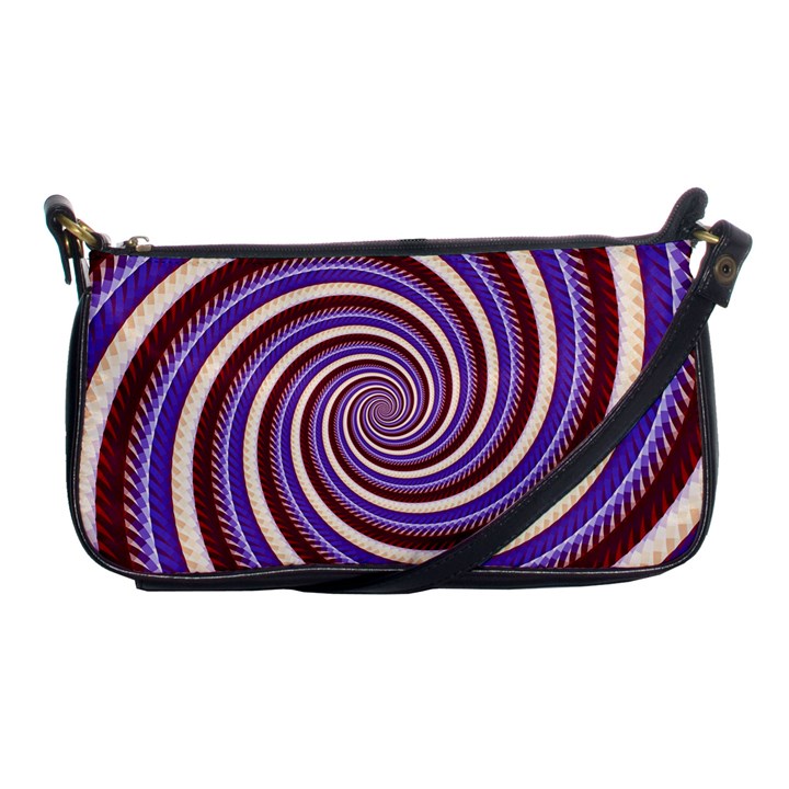 Woven Spiral Shoulder Clutch Bags