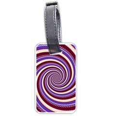 Woven Spiral Luggage Tags (one Side)  by designworld65