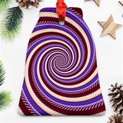 Woven Spiral Bell Ornament (two Sides)