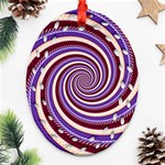 Woven Spiral Ornament (Oval Filigree) Front