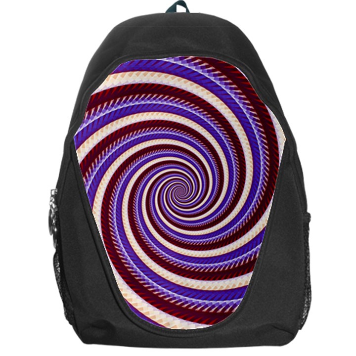 Woven Spiral Backpack Bag