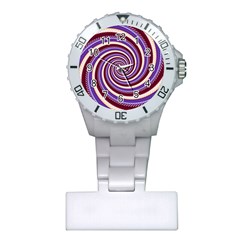 Woven Spiral Plastic Nurses Watch