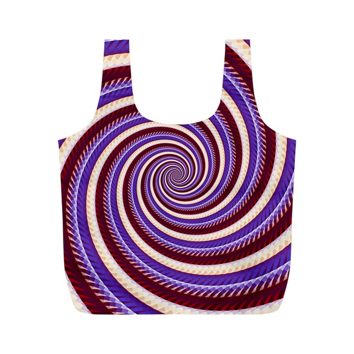 Woven Spiral Full Print Recycle Bags (M) 