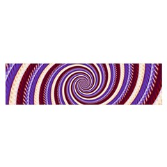 Woven Spiral Satin Scarf (oblong)