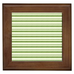 Spring Stripes Framed Tiles by designworld65