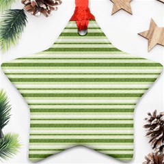 Spring Stripes Ornament (star)