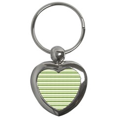 Spring Stripes Key Chains (heart)  by designworld65