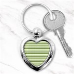 Spring Stripes Key Chains (Heart)  Front