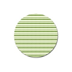 Spring Stripes Magnet 3  (round) by designworld65