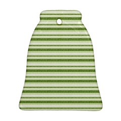 Spring Stripes Bell Ornament (two Sides) by designworld65