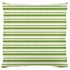 Spring Stripes Large Cushion Case (one Side) by designworld65