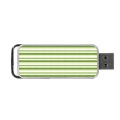 Spring Stripes Portable Usb Flash (one Side)