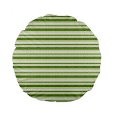 Spring Stripes Standard 15  Premium Round Cushions by designworld65