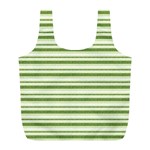 Spring Stripes Full Print Recycle Bags (L)  Front