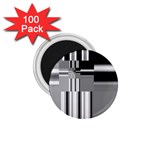 Black And White Endless Window 1.75  Magnets (100 pack)  Front