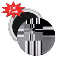 Black And White Endless Window 2 25  Magnets (100 Pack) 