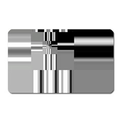 Black And White Endless Window Magnet (rectangular) by designworld65