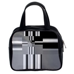 Black And White Endless Window Classic Handbags (2 Sides) by designworld65