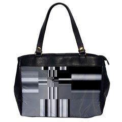 Black And White Endless Window Office Handbags by designworld65