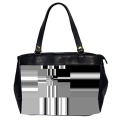 Black And White Endless Window Office Handbags (2 Sides)  by designworld65