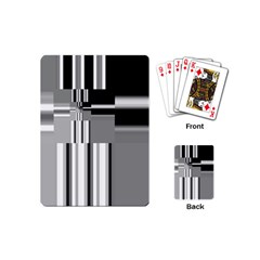 Black And White Endless Window Playing Cards (mini) 