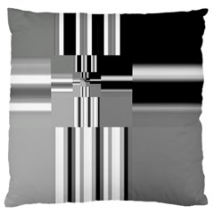 Black And White Endless Window Standard Flano Cushion Case (one Side) by designworld65