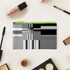 Black And White Endless Window Cosmetic Bag (xs) by designworld65