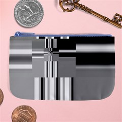 Black And White Endless Window Large Coin Purse