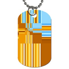 Endless Window Blue Gold Dog Tag (two Sides)