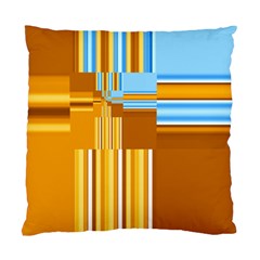 Endless Window Blue Gold Standard Cushion Case (two Sides)