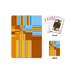 Endless Window Blue Gold Playing Cards (mini) 