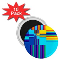 Colorful Endless Window 1 75  Magnets (10 Pack)  by designworld65