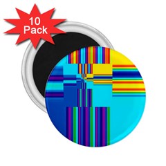 Colorful Endless Window 2 25  Magnets (10 Pack)  by designworld65