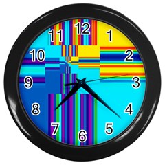 Colorful Endless Window Wall Clocks (black) by designworld65