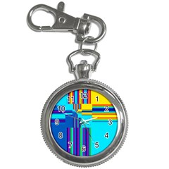 Colorful Endless Window Key Chain Watches