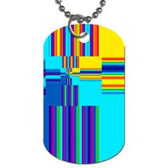 Colorful Endless Window Dog Tag (one Side)