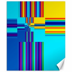 Colorful Endless Window Canvas 8  X 10  by designworld65