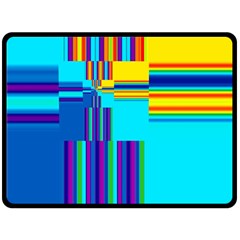 Colorful Endless Window Fleece Blanket (large)  by designworld65